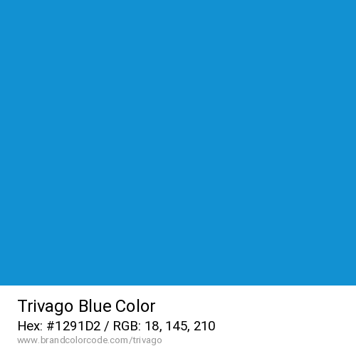 Trivago's Blue color solid image preview