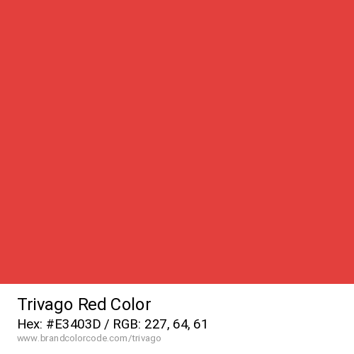 Trivago's Red color solid image preview