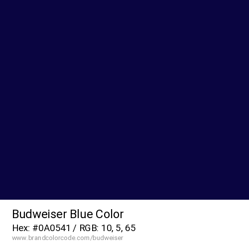 Budweiser's Blue color solid image preview