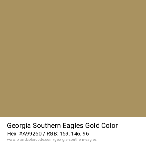 Georgia Southern Eagles's Gold color solid image preview