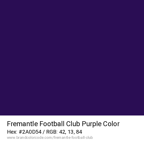 Fremantle Football Club's Purple color solid image preview