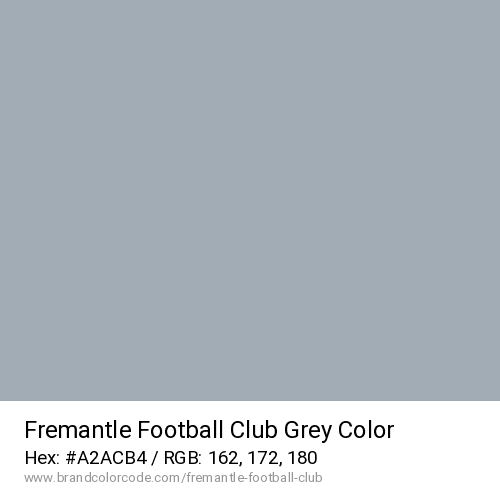 Fremantle Football Club's Grey color solid image preview