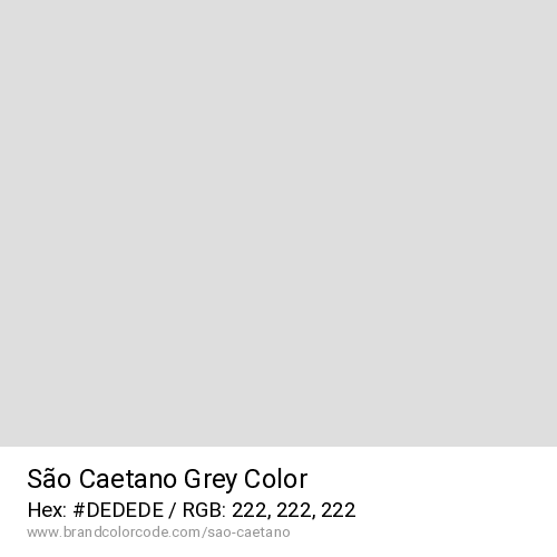 São Caetano's Grey color solid image preview