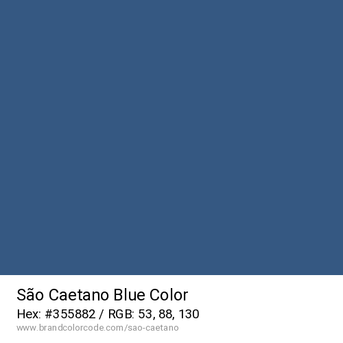 São Caetano's Blue color solid image preview