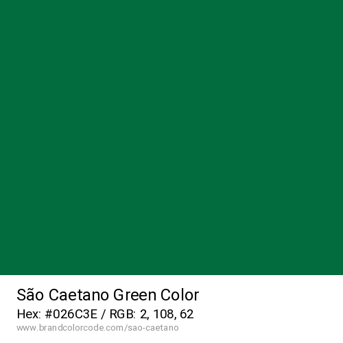 São Caetano's Green color solid image preview