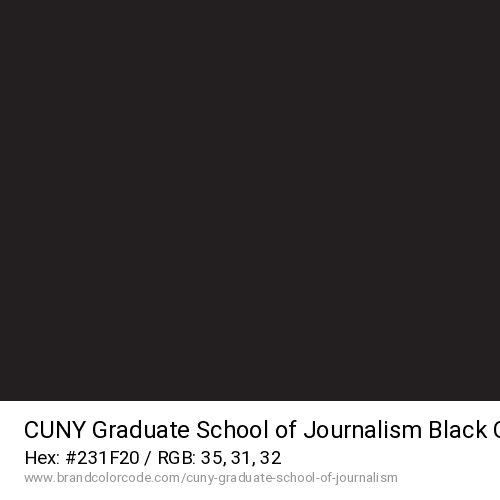 CUNY Graduate School of Journalism's Black color solid image preview
