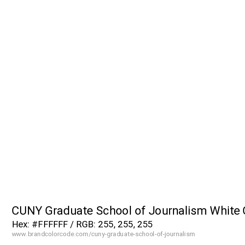 CUNY Graduate School of Journalism's White color solid image preview