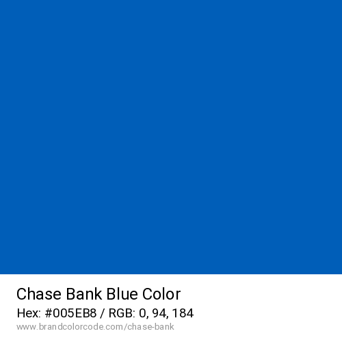 Chase Bank's Blue color solid image preview