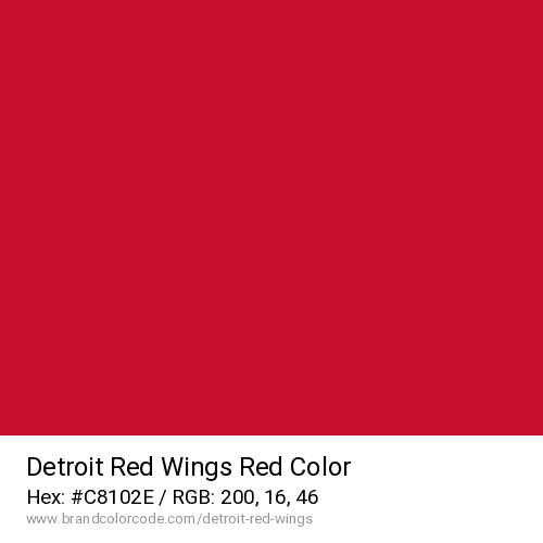 Detroit Red Wings's Red color solid image preview
