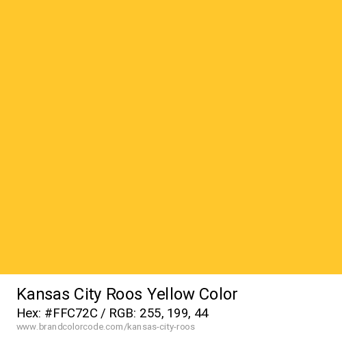 Kansas City Roos's Yellow color solid image preview