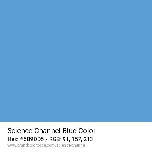 Science Channel's Blue color solid image preview