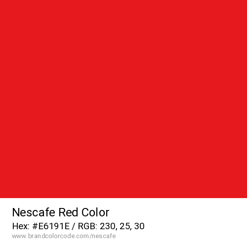 Nescafe's Red color solid image preview