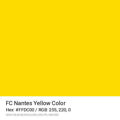 FC Nantes's Yellow color solid image preview