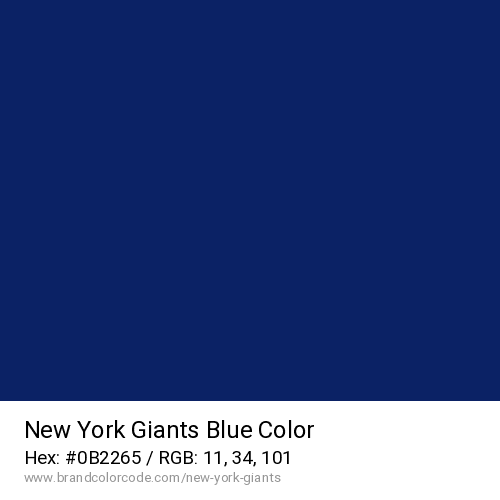 New York Giants's Blue color solid image preview