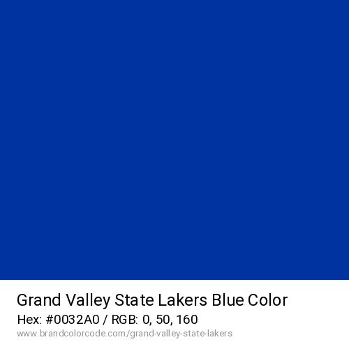 Grand Valley State Lakers's Blue color solid image preview