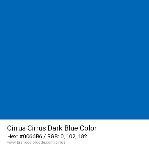 Cirrus's Cirrus Dark Blue color solid image preview