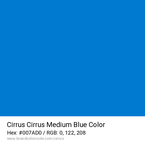 Cirrus's Cirrus Medium Blue color solid image preview