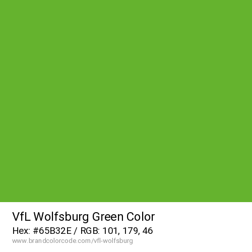 VfL Wolfsburg's Green color solid image preview