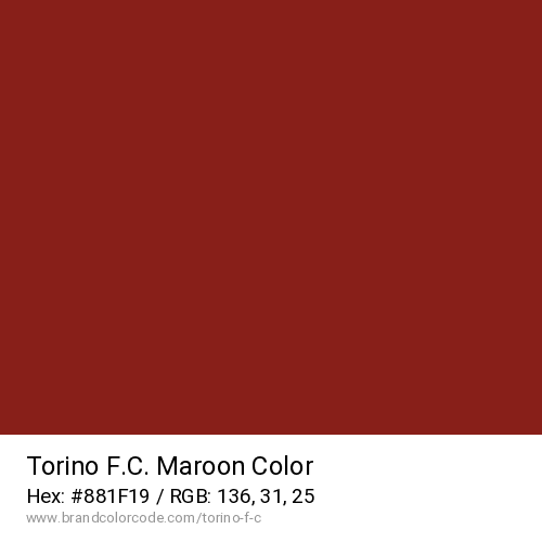 Torino F.C.'s Maroon color solid image preview