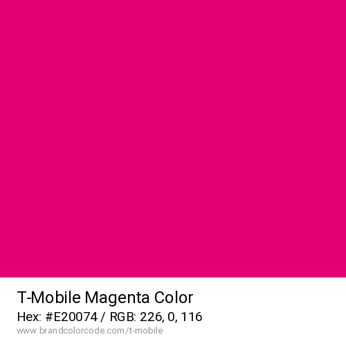 T-Mobile's Magenta color solid image preview