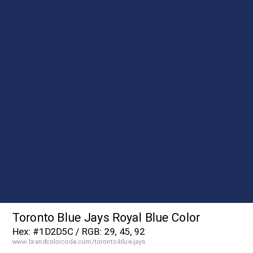 Toronto Blue Jays's Royal Blue color solid image preview