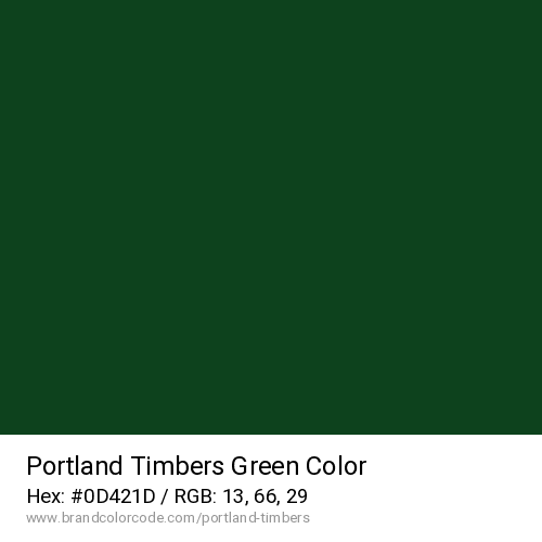 Portland Timbers's Green color solid image preview