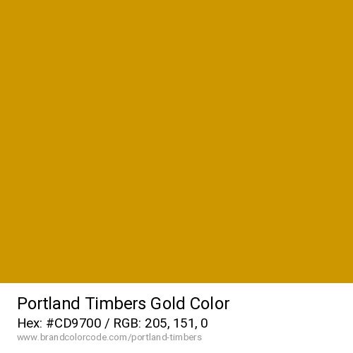 Portland Timbers's Gold color solid image preview
