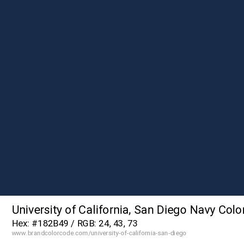 University of California, San Diego's Blue color solid image preview
