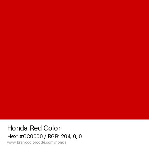 Honda's Red color solid image preview