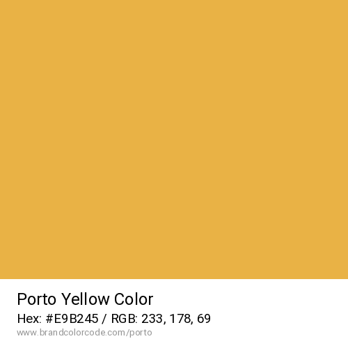 Porto's Yellow color solid image preview