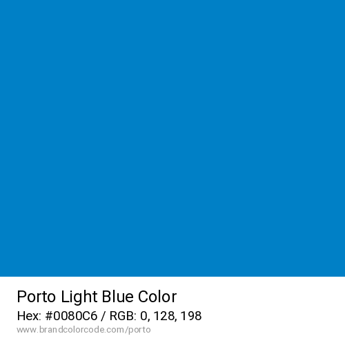 Porto's Light Blue color solid image preview