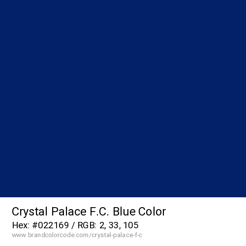 Crystal Palace F.C.'s Blue color solid image preview