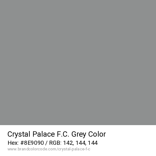 Crystal Palace F.C.'s Grey color solid image preview