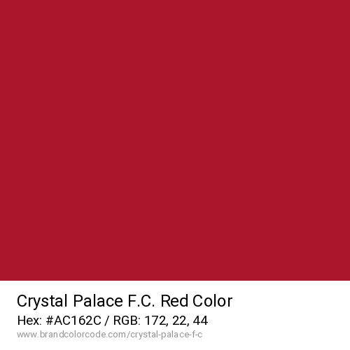Crystal Palace F.C.'s Red color solid image preview