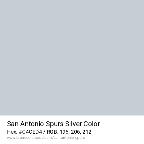 San Antonio Spurs's Silver color solid image preview