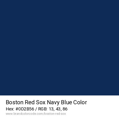 Boston Red Sox's Navy Blue color solid image preview