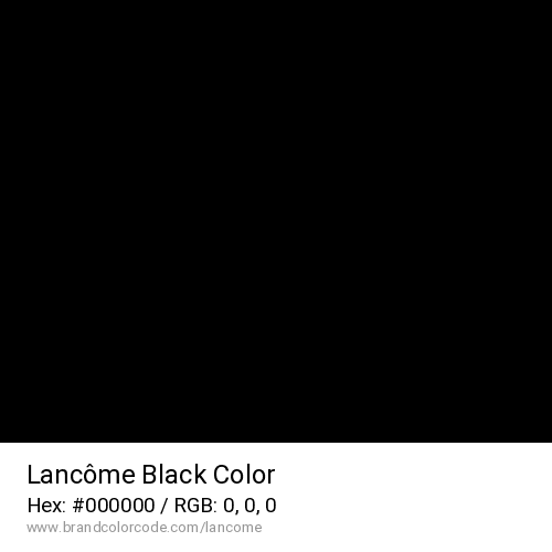 Lancôme's Black color solid image preview