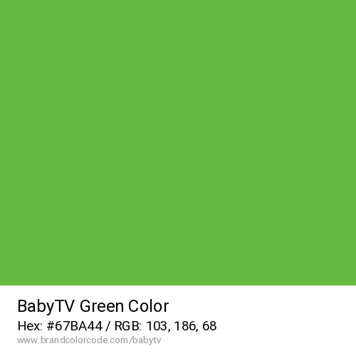BabyTV's Green color solid image preview