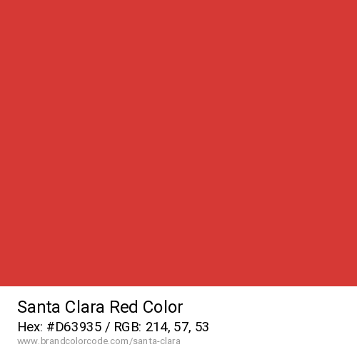 Santa Clara's Red color solid image preview