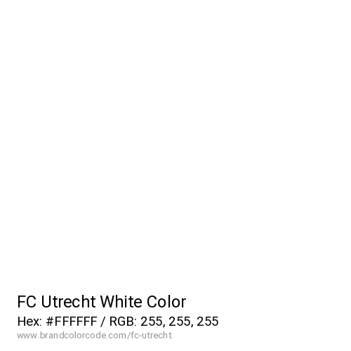 FC Utrecht's White color solid image preview