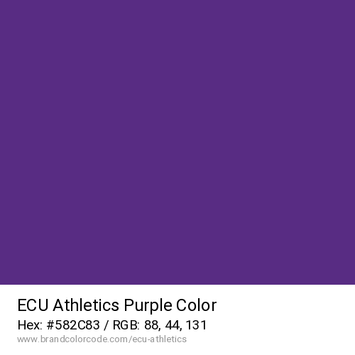 ECU Athletics's Purple color solid image preview