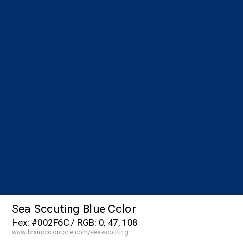 Sea Scouting's Blue color solid image preview