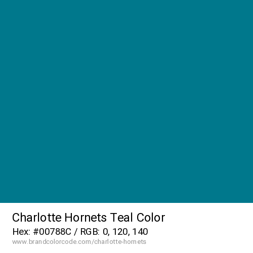 Charlotte Hornets's Teal color solid image preview