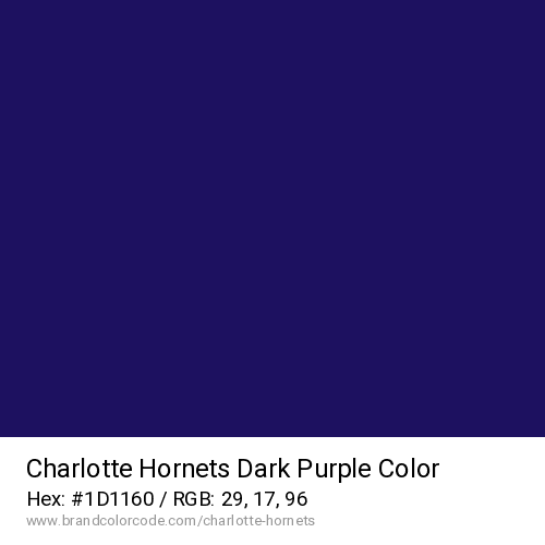 Charlotte Hornets's Dark Purple color solid image preview