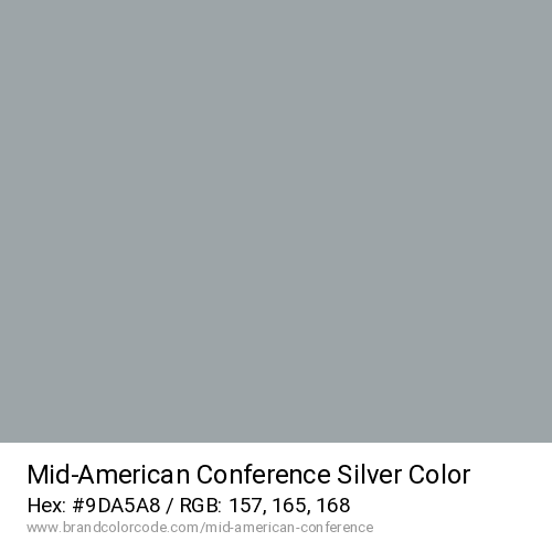 Mid-American Conference's Silver color solid image preview