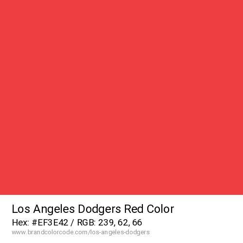 Los Angeles Dodgers's Red color solid image preview