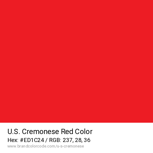 U.S. Cremonese's Red color solid image preview
