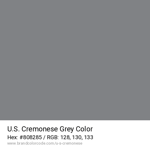 U.S. Cremonese's Grey color solid image preview