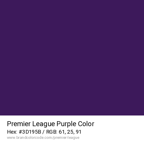 Premier League's Purple color solid image preview