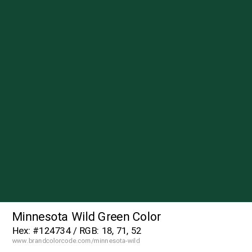 Minnesota Wild's Green color solid image preview